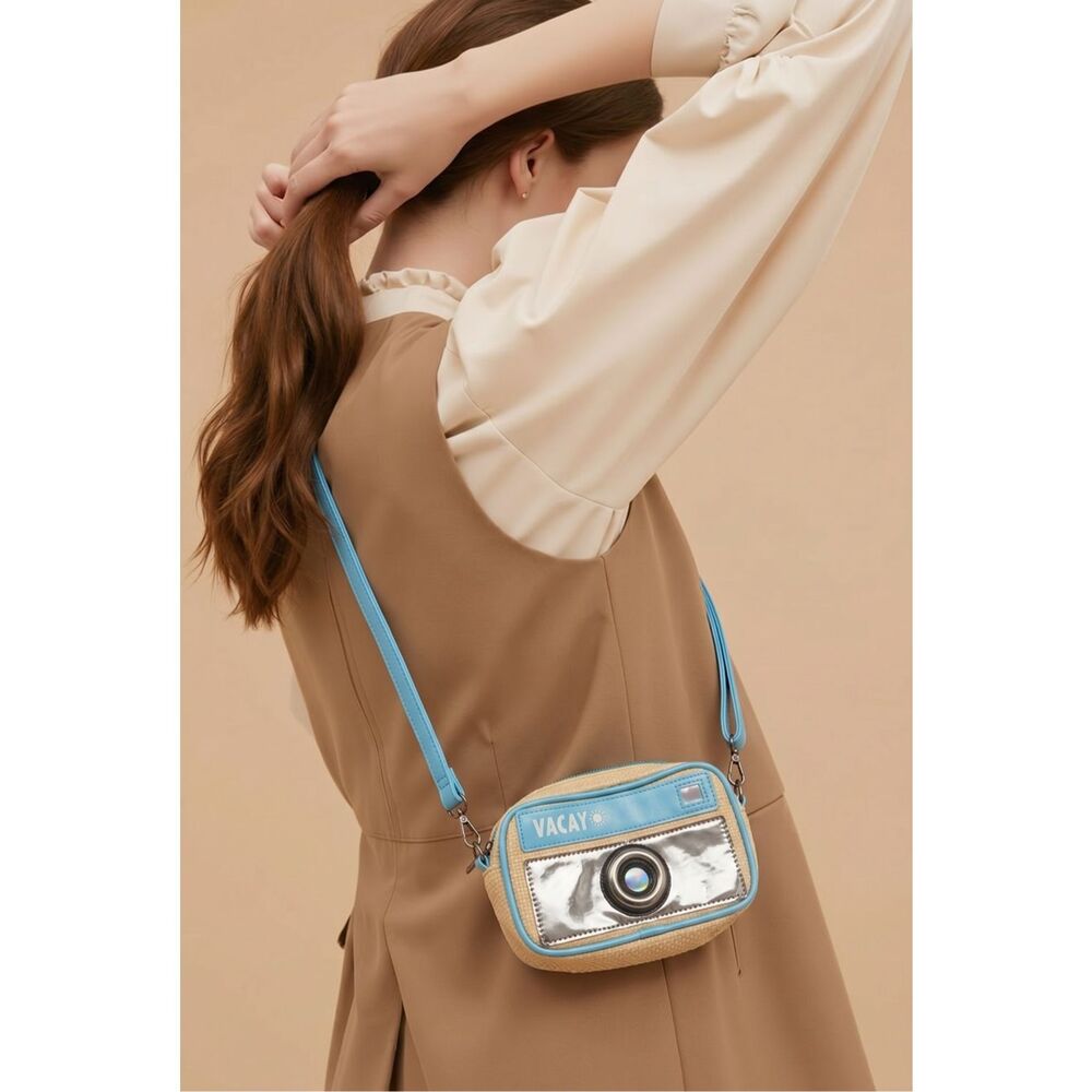 Vacay camera look mini Crossbody